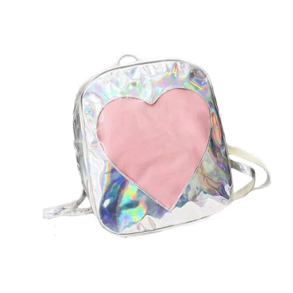 Summer Candy Transparent Love Heart Shape Backpacks Harajuku School Backpack Shoulder Bags For Teenager Girls#ZS
Summer Candy Transparent Love Heart Shape Backpacks Harajuku School Backpack Shoulder Bags For Teenager Girls#ZS