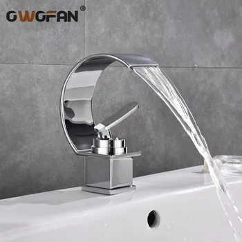 Basin Faucet Waterfall Silve Color Bathroom Basin sink Faucet Cold and Hot Water Mixer Single Handle Bathroom Tap S79-419
Basin Faucet Waterfall Silve Color Bathroom Basin sink Faucet Cold and Hot Water Mixer Single Handle Bathroom Tap S79-419