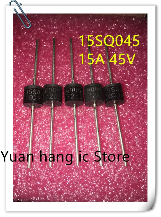 100PCS/LOT 15SQ045 15A 45V Schottky Rectifiers Diode Brand New R-6 | Электроника