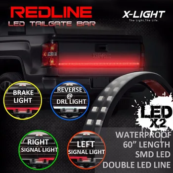 60" DAUL LINELED TAILGATE LIGHT BAR with BRAKE/DAYTIME RUNNING/REVERSE/TURN SIGNAL FULL FEATURE FIT FOR TRUCK PICK UP JEEP SUV
60" DAUL LINELED TAILGATE LIGHT BAR with BRAKE/DAYTIME RUNNING/REVERSE/TURN SIGNAL FULL FEATURE FIT FOR TRUCK PICK UP JEEP SUV