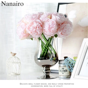 5pcs/lot Large Peony Artificial Flowers Bouquet For wedding Bride Home Car Decoration European Fake Silk Rose Party Flower
5pcs/lot Large Peony Artificial Flowers Bouquet For wedding Bride Home Car Decoration European Fake Silk Rose Party Flower