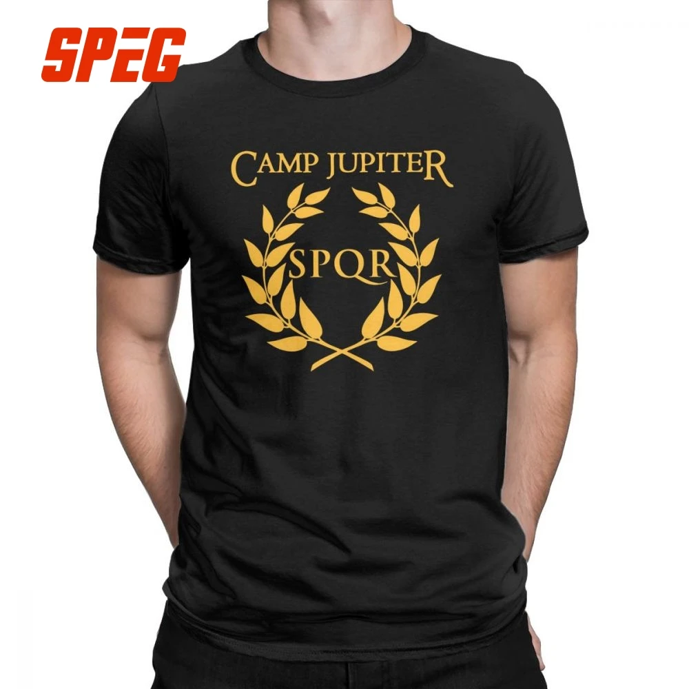 SPQR T-Shirt Camp Jupiter Rick Riordan Percy Jackson T Shirt Men Summer Style Tops Funny Crewneck 100% Cotton Tees
SPQR T-Shirt Camp Jupiter Rick Riordan Percy Jackson T Shirt Men Summer Style Tops Funny Crewneck 100% Cotton Tees