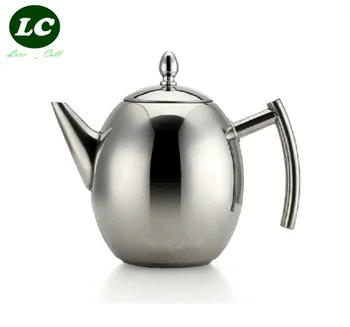 Kettle Thick stainless steel 1 Liter Teapot with Filter Teapot cold tea Luxury kung fu Tea pot induction cooker Kettle
Kettle Thick stainless steel 1 Liter Teapot with Filter Teapot cold tea Luxury kung fu Tea pot induction cooker Kettle