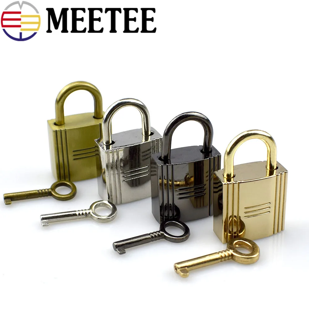 Meetee 2pcs Metal Bags Lock Clasp Hardware Pendant Decorative Lock Buckle DIY Luggage Padlock Crafts Accessories G9-1
Meetee 2pcs Metal Bags Lock Clasp Hardware Pendant Decorative Lock Buckle DIY Luggage Padlock Crafts Accessories G9-1