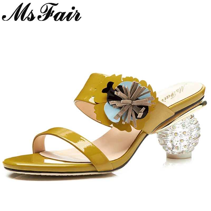 MsFair Women Open Toed Strange Style Rhinestone Sandals Fashion Flower Fringe Casual Party High Heels Women Crystal Heel Sandals
MsFair Women Open Toed Strange Style Rhinestone Sandals Fashion Flower Fringe Casual Party High Heels Women Crystal Heel Sandals
