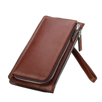 Long Wallet Men Double Zipper Phone Bag Casual Genuine Leather Handbag Italian Quality Oil Wax Business Mens Clutch Bag Carteira
Long Wallet Men Double Zipper Phone Bag Casual Genuine Leather Handbag Italian Quality Oil Wax Business Mens Clutch Bag Carteira