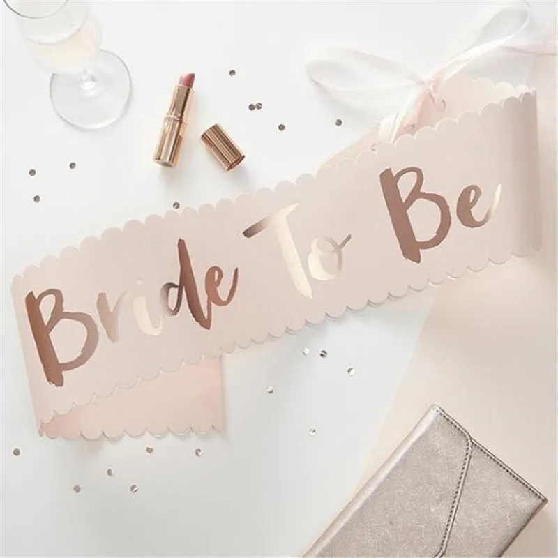 Team Bride to be Rose Gold Sash Hen Bachelorette Party Decorations Wedding Bridal Shoulder Marriage Bride to Be Party Supplies
Team Bride to be Rose Gold Sash Hen Bachelorette Party Decorations Wedding Bridal Shoulder Marriage Bride to Be Party Supplies