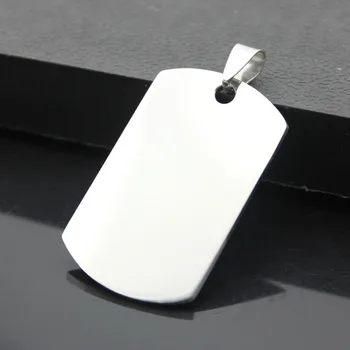 100PCS/Lot 50*28*1.6mm Silver Mirror Effect Stainless Steel Blank Flat Metal Pet ID Dog Tag Pendant Free Shipping
100PCS/Lot 50*28*1.6mm Silver Mirror Effect Stainless Steel Blank Flat Metal Pet ID Dog Tag Pendant Free Shipping