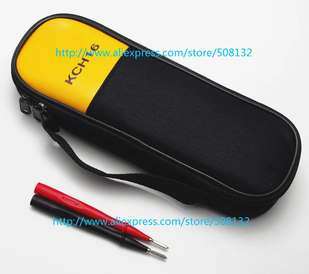 SOFT CASE KCH16+Fluke TP1 Slim-Reach Flat Blade Test Probe with Stainless Steel Tip, 1000V Use for T5-1000 T5-600 T6-1000 T6-600
SOFT CASE KCH16+Fluke TP1 Slim-Reach Flat Blade Test Probe with Stainless Steel Tip, 1000V Use for T5-1000 T5-600 T6-1000 T6-600