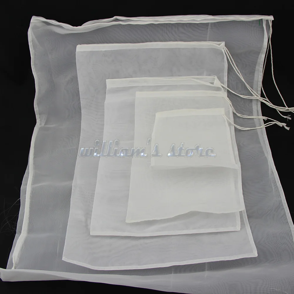 2PCS 100 Micron Nylon Food Grade Coffee Beer Wine Home Brew Mash Filter Bag For Batch Homebrew Filter Bag 5 Sizes
2PCS 100 Micron Nylon Food Grade Coffee Beer Wine Home Brew Mash Filter Bag For Batch Homebrew Filter Bag 5 Sizes