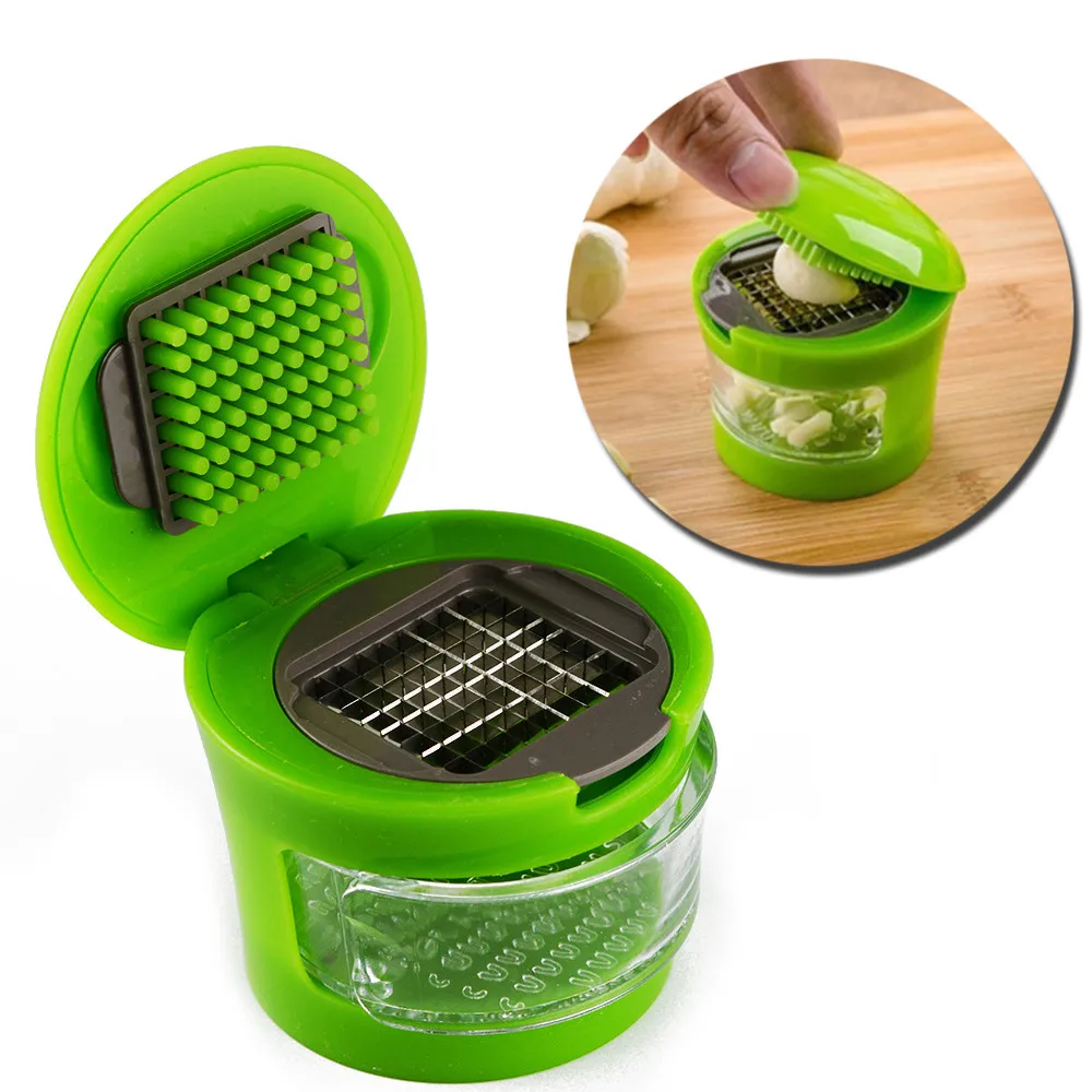 1PC Kitchen Vegetable Tools Mini Garlic Press Presser Onion Chopper Garlic Mincer Slicer Dicer Grater QA 076
1PC Kitchen Vegetable Tools Mini Garlic Press Presser Onion Chopper Garlic Mincer Slicer Dicer Grater QA 076