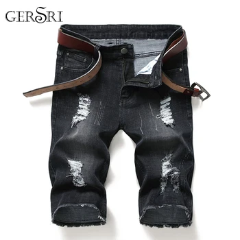 Gersri Summer New Men's Stretch Short Destroy Hole Design Jeans For Male Fashion Casual Slim Fit Cotton Denim Shorts Male
Gersri Summer New Men's Stretch Short Destroy Hole Design Jeans For Male Fashion Casual Slim Fit Cotton Denim Shorts Male