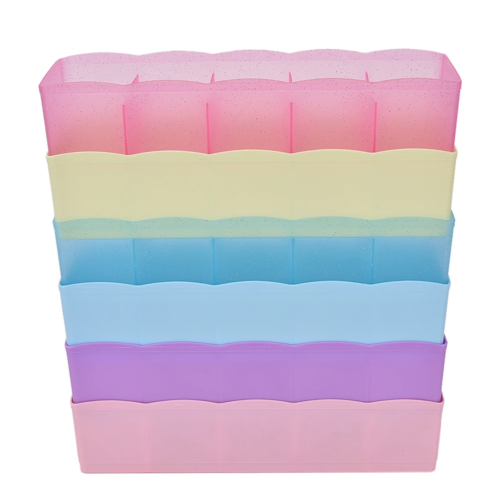 Five Grid Storage Box Desktop Drawer Clothing Storage Box Underwear Socks Bra Ties Organizer 6 Colors Multi-function
Five Grid Storage Box Desktop Drawer Clothing Storage Box Underwear Socks Bra Ties Organizer 6 Colors Multi-function