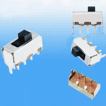 

10pcs SS-12F44 slide switch 5 pins switches 2 positions mounting electronic button mini on-off key wholesale price