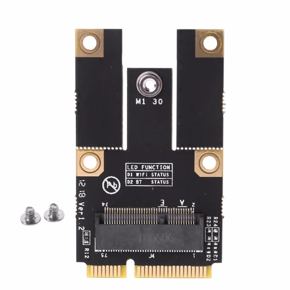 1 Set M.2 NGFF Key A to Mini PCI-E Adapter PCI Express Wireless Wifi Card Adapter High Speed
1 Set M.2 NGFF Key A to Mini PCI-E Adapter PCI Express Wireless Wifi Card Adapter High Speed