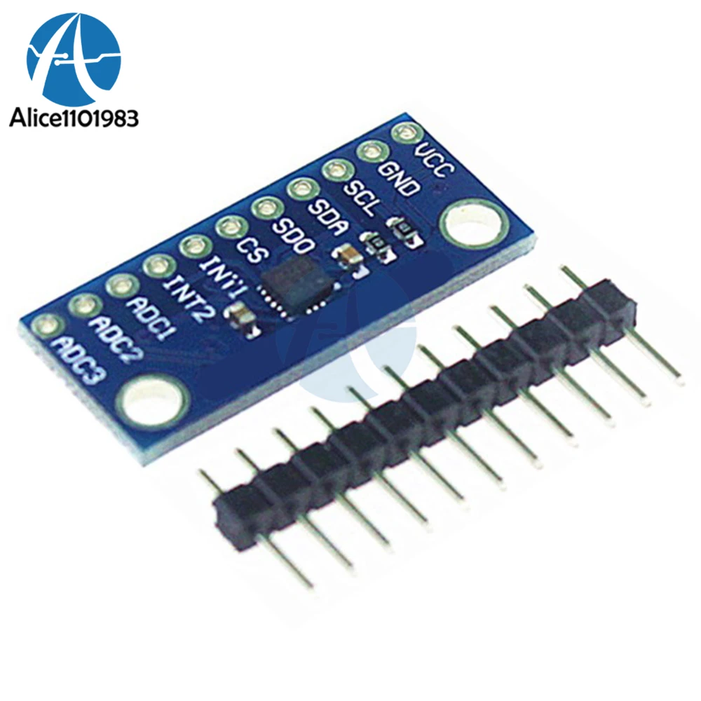 LIS3DH 3.3V 3-Axis Acceleration Development Board Temperature Sensor Replace ADXL345 FIFO Gyroscope LIS331 Compatible DIY KIT
LIS3DH 3.3V 3-Axis Acceleration Development Board Temperature Sensor Replace ADXL345 FIFO Gyroscope LIS331 Compatible DIY KIT