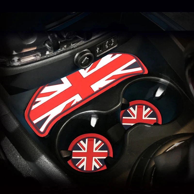 3pcs Union Jack Car Water Cup Drink Bottle Holder Anti-slip Pad Mat for Mini Cooper F54 New Clubman 2015 2016 2017 2018
3pcs Union Jack Car Water Cup Drink Bottle Holder Anti-slip Pad Mat for Mini Cooper F54 New Clubman 2015 2016 2017 2018