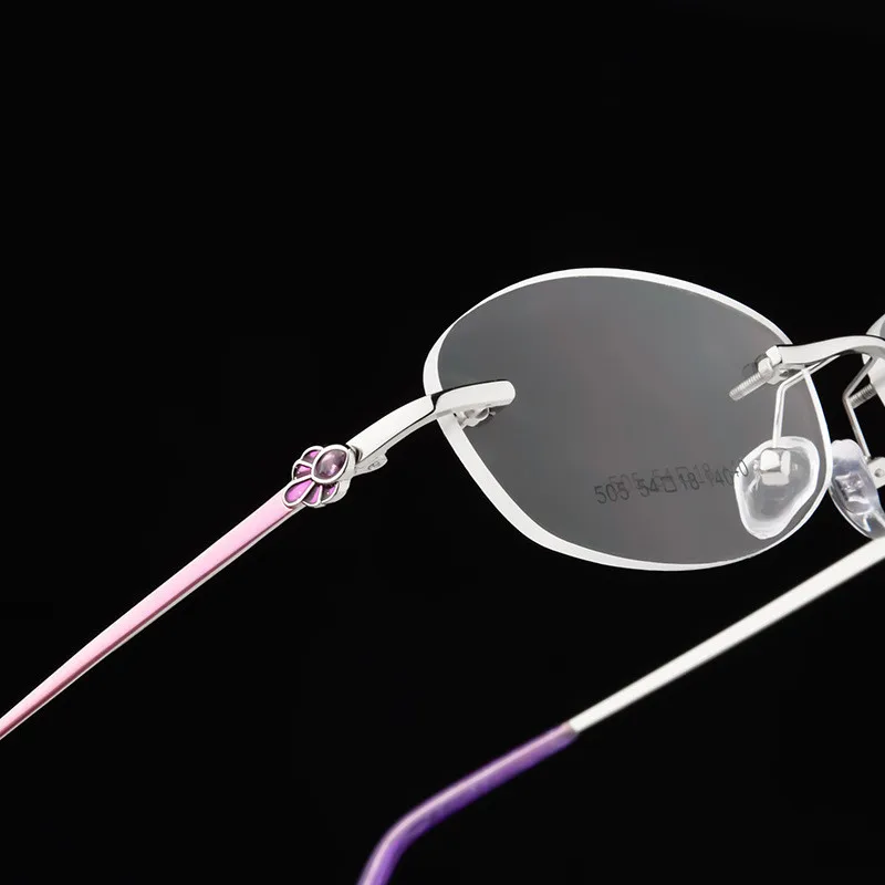 Pink Ultra-light Women Frameless Diamond Trimming Glasses Frame For Reading Frame nearsighted glasses prescription
Pink Ultra-light Women Frameless Diamond Trimming Glasses Frame For Reading Frame nearsighted glasses prescription