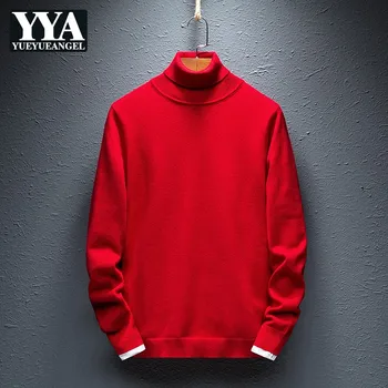 Mens Turtleneck Sweater Solid Colors Plus Size M-5XL Jumper Male Pullover Comfortable Autumn Winter Male Tops Knitted Sweaters
Mens Turtleneck Sweater Solid Colors Plus Size M-5XL Jumper Male Pullover Comfortable Autumn Winter Male Tops Knitted Sweaters