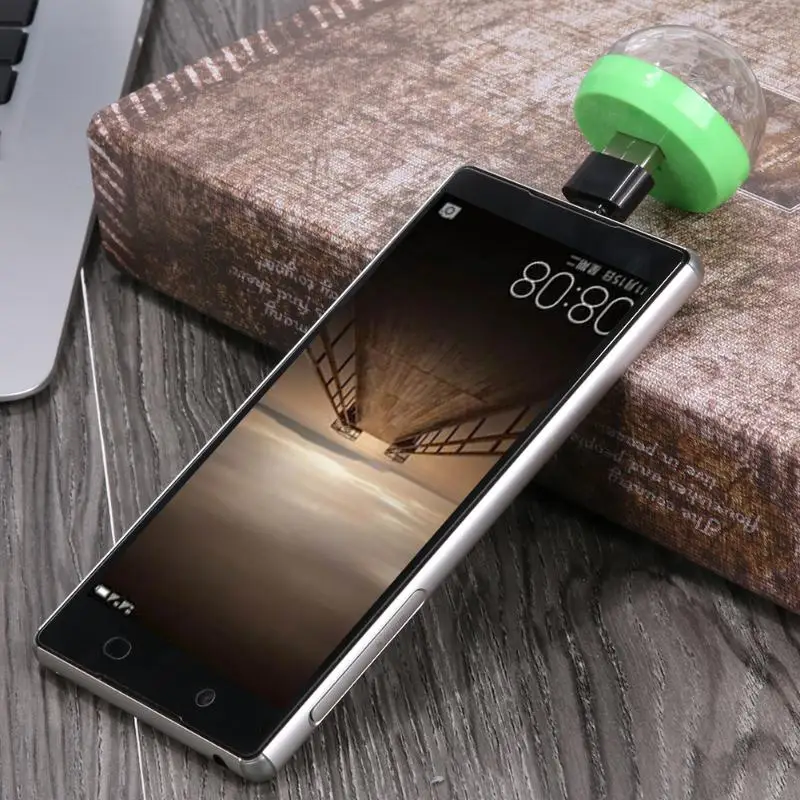 Миниатюрный светодиодный фонарь для мобильного велосипеда с USB освещение
