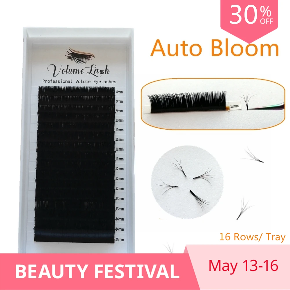 Automatic Flowering Lashes Easy Fan Lash Extension Bloom Eyelash Self-making Fans Bloom Faux Mink Eyelash Extension
Automatic Flowering Lashes Easy Fan Lash Extension Bloom Eyelash Self-making Fans Bloom Faux Mink Eyelash Extension