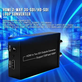 Mini HDMI to 2 SDI Converter Adapter HDMI to BNC 3G-SDI/HD-SDI 3G 1080P Multimedia HD Video Converter Accessories
Mini HDMI to 2 SDI Converter Adapter HDMI to BNC 3G-SDI/HD-SDI 3G 1080P Multimedia HD Video Converter Accessories