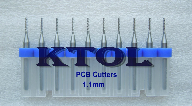 Бесплатная доставка 3 175*1 1 мм ЧПУ Кукуруза PCB фрезерный станок фреза импортная