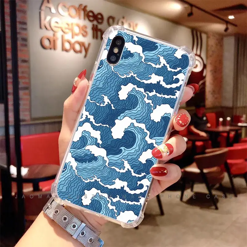 Jaomax Soft Silicone Shockproof Great Wave Ocean Kanagawa Phone Case For iPhone 11 Xs Max 7 8 6S Plus 5S SE Xr Japanese Sea Capa
Jaomax Soft Silicone Shockproof Great Wave Ocean Kanagawa Phone Case For iPhone 11 Xs Max 7 8 6S Plus 5S SE Xr Japanese Sea Capa
