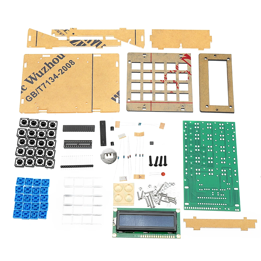 DIY Calculator Counter Kit Calculator DIY Kit LCD Multi-purpose Electronic Calculator Electronics Computing with Acrylic Case
DIY Calculator Counter Kit Calculator DIY Kit LCD Multi-purpose Electronic Calculator Electronics Computing with Acrylic Case