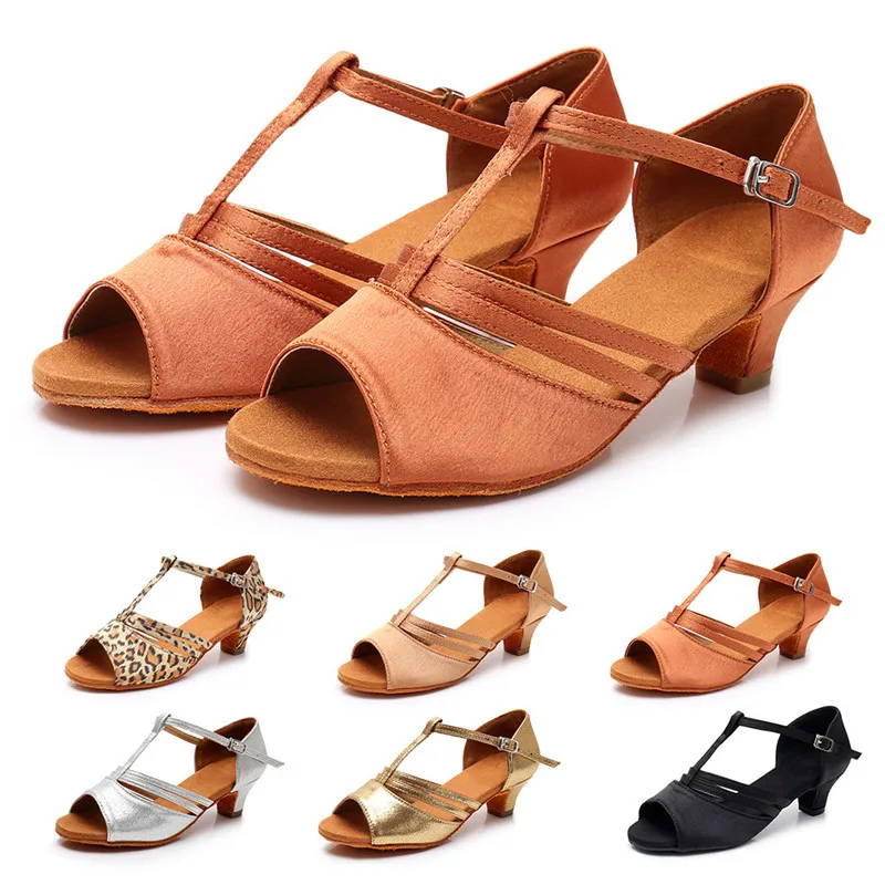 2019 Women's Girls Ballroom Latin Tango Dance Shoes Heeled Silver Gold Black Brown Color Fashion Dancing Shoes Dropshipping
2019 Women's Girls Ballroom Latin Tango Dance Shoes Heeled Silver Gold Black Brown Color Fashion Dancing Shoes Dropshipping
