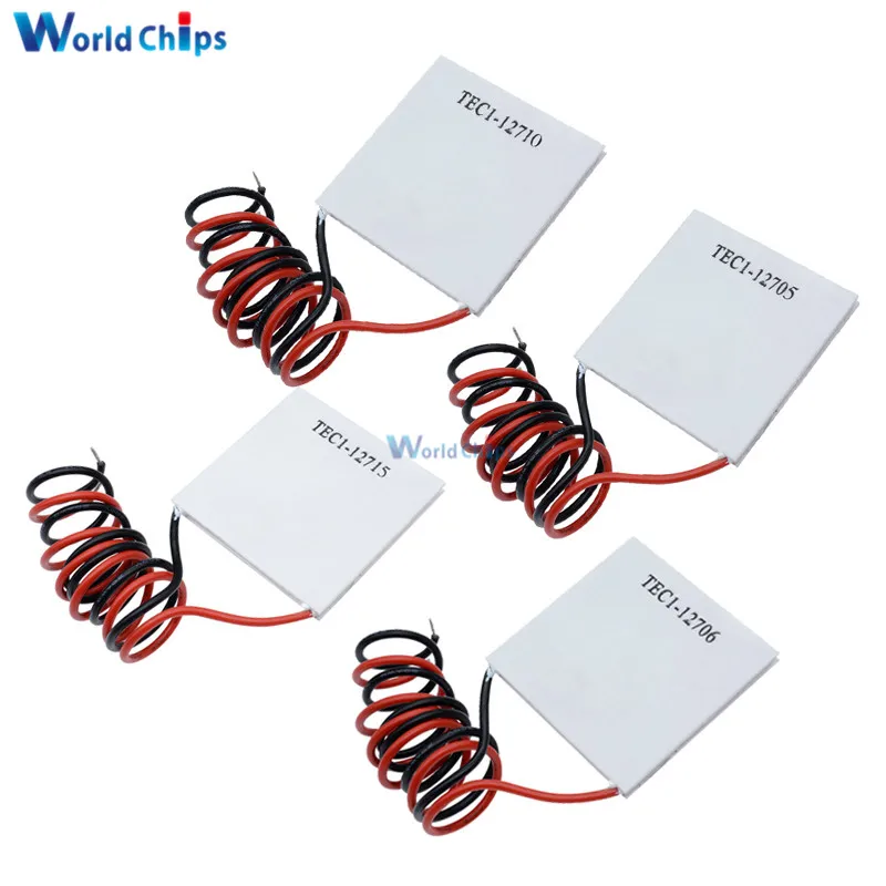 TEC1-12705 Thermoelectric Cooler Peltier TEC1-12706 TEC1-12710 TEC1-12715 40*40MM 12V Peltier Elemente Module
TEC1-12705 Thermoelectric Cooler Peltier TEC1-12706 TEC1-12710 TEC1-12715 40*40MM 12V Peltier Elemente Module