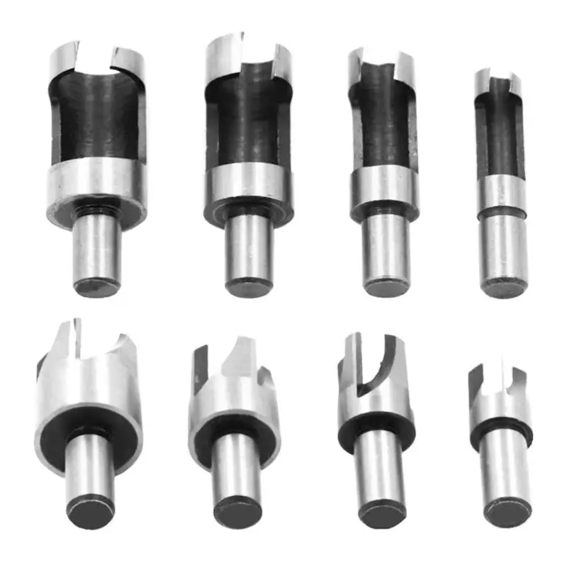 8pcs/set Wood Plug Cutter Claw Cylinder Tenon Drill Bit Set Straight Tapered Woodworking Cork Drill Bit Knife Cutting Tool
8pcs/set Wood Plug Cutter Claw Cylinder Tenon Drill Bit Set Straight Tapered Woodworking Cork Drill Bit Knife Cutting Tool
