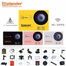 Оригинальный crelander T9 4 К 25FPS 170D Спорт Камера 2.0 "Сенсорный экран 30 м Водонепроницаемый действие Камера Дистанционное управление Wi-Fi видео cam(China)