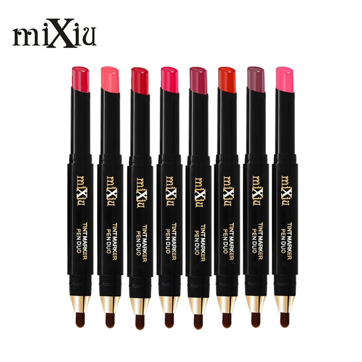 New Double Heads lipstick Lip Makeup Cosmetic Waterproof Long Lasting Moisturizing Lips Blam Lipsticks With lip Brush for beauty
New Double Heads lipstick Lip Makeup Cosmetic Waterproof Long Lasting Moisturizing Lips Blam Lipsticks With lip Brush for beauty