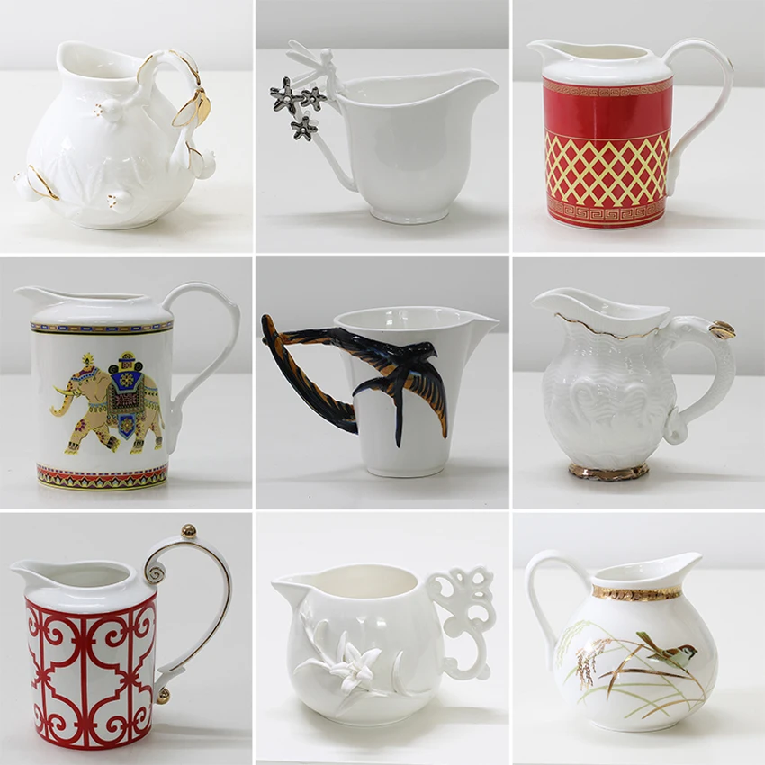 Creative Sugar & Creamer &Milk Pots Pitcher Ceramics Seasoning Jar Creamer Container Cup Tableware fashion Hotel Kitchen Tools
Creative Sugar & Creamer &Milk Pots Pitcher Ceramics Seasoning Jar Creamer Container Cup Tableware fashion Hotel Kitchen Tools