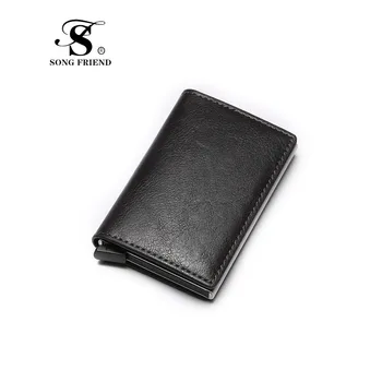 2019 new free delivery automatic elastic aluminum alloy pu card folder hot style high-quality mini unisex walletRFID metal anti-
2019 new free delivery automatic elastic aluminum alloy pu card folder hot style high-quality mini unisex walletRFID metal anti-