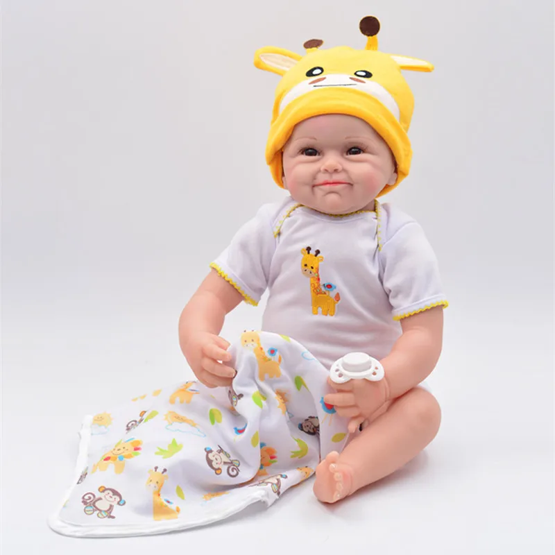 22inch 55cm Silicone Reborn Baby Dolls Bebe Reborn Doll Corpo de Silicone Menina Baby Dolls Christmas Gifts Doll Surprise
22inch 55cm Silicone Reborn Baby Dolls Bebe Reborn Doll Corpo de Silicone Menina Baby Dolls Christmas Gifts Doll Surprise