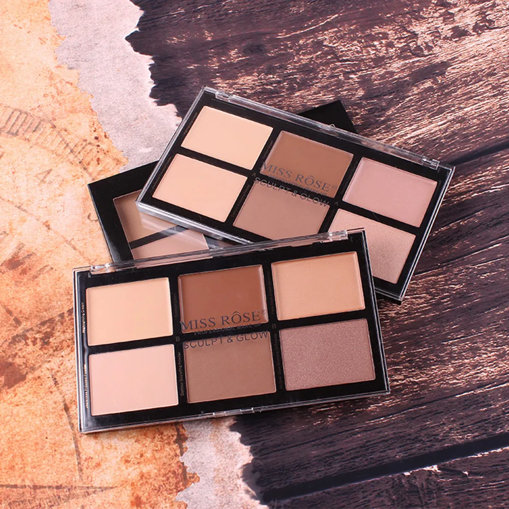 New MISS ROSE 6 Color Cream Camouflage fashion Concealers Palette Cosmetic Concealer Makeup Cottect 2018
New MISS ROSE 6 Color Cream Camouflage fashion Concealers Palette Cosmetic Concealer Makeup Cottect 2018