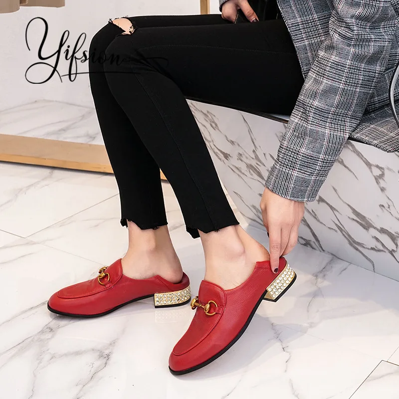 OLOME New Fashion Spring Summer Black Red Women Pumps Shoes Round Toe Slip On Crystal Chunky Low Heel Ladies Pumps Shoes Woman
OLOME New Fashion Spring Summer Black Red Women Pumps Shoes Round Toe Slip On Crystal Chunky Low Heel Ladies Pumps Shoes Woman