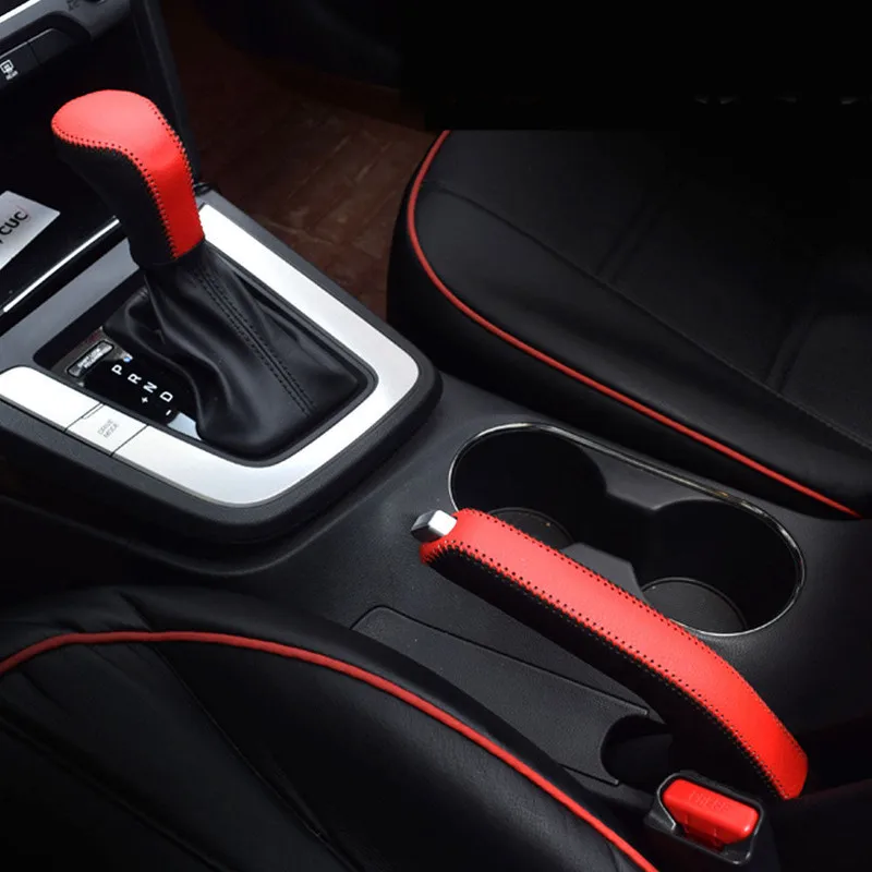 BBQ@FUKA PU Leather Hand Brake + Gear Shift Knob Cover Trim A/TCar Interior Accessories Fit for Hyundai Elantra Avante 2016 2017
BBQ@FUKA PU Leather Hand Brake + Gear Shift Knob Cover Trim A/TCar Interior Accessories Fit for Hyundai Elantra Avante 2016 2017