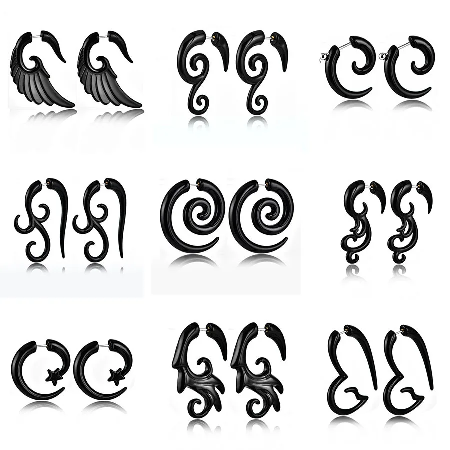 2pcs Acrylic Fake Cheater Twist Spiral Ear Taper Gauges Expander Earring plug Body piercing jewelry
2pcs Acrylic Fake Cheater Twist Spiral Ear Taper Gauges Expander Earring plug Body piercing jewelry