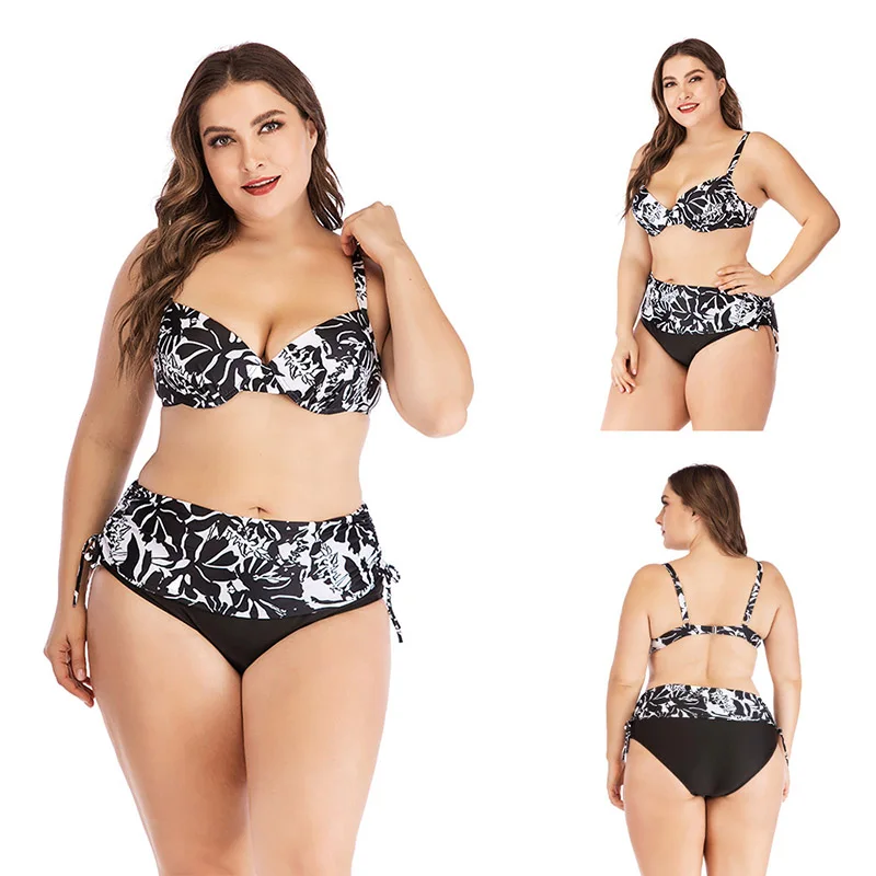 Newly Women Bikini Set Floral Printed Pattern Larger Size Bra Briefs Ladies Swimsuits FMS19
Newly Women Bikini Set Floral Printed Pattern Larger Size Bra Briefs Ladies Swimsuits FMS19
