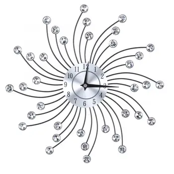 Stainless Steel Sparkling Bling Metallic Silver Flower-Shaped Wall Clock For Living Room Office Wall Clock Modern Design
Stainless Steel Sparkling Bling Metallic Silver Flower-Shaped Wall Clock For Living Room Office Wall Clock Modern Design