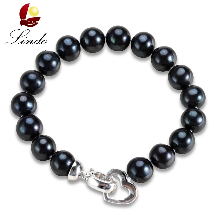 18/20cm Charm Bracelet For Women 2018 New Fashion Near Round Black Pearl Bracelet Quality Party Jewelry with gift box
18/20cm Charm Bracelet For Women 2018 New Fashion Near Round Black Pearl Bracelet Quality Party Jewelry with gift box