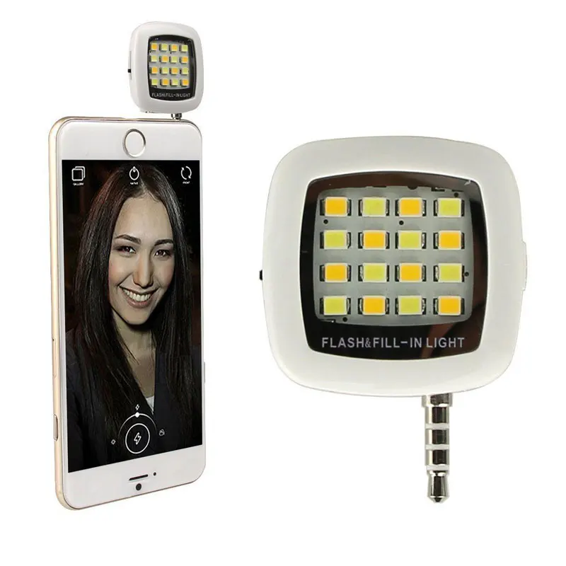 Multiple Photography Mini Selfie Sync Flash Light with Built-in 16 Led Lights for iPhone 5S 6 7 Plus Samsung Galaxy Phone Camera
Multiple Photography Mini Selfie Sync Flash Light with Built-in 16 Led Lights for iPhone 5S 6 7 Plus Samsung Galaxy Phone Camera
