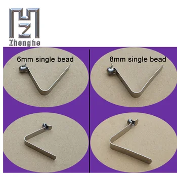 3pcs Hardware 6/8mm Stainless Steel V Type Marble Ball Buckle Jumper Spring Piece Positioning Snap Button Telescopic Buckle
3pcs Hardware 6/8mm Stainless Steel V Type Marble Ball Buckle Jumper Spring Piece Positioning Snap Button Telescopic Buckle