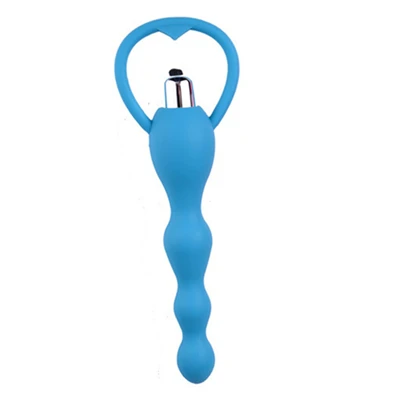 Vibrating Anal Beads Waterproof Safe Silicone Anal Butt Plug Adult Toy Anal Plug Anal Masturbation Adult Sex Products