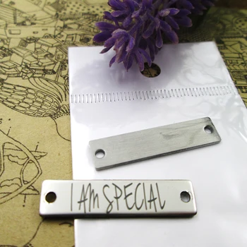 20pcs-- I Am Special Connector stainless steel charms more style for choosing DIY Charms pendants for necklace 30x7mm
20pcs-- I Am Special Connector stainless steel charms more style for choosing DIY Charms pendants for necklace 30x7mm