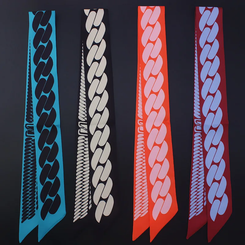 Geometric Chain Riband Scarves Bags Scarf Small Ribbon Hair Band Neckwear Drop Shipping Wholesale Multi-function Choker BD130
Geometric Chain Riband Scarves Bags Scarf Small Ribbon Hair Band Neckwear Drop Shipping Wholesale Multi-function Choker BD130