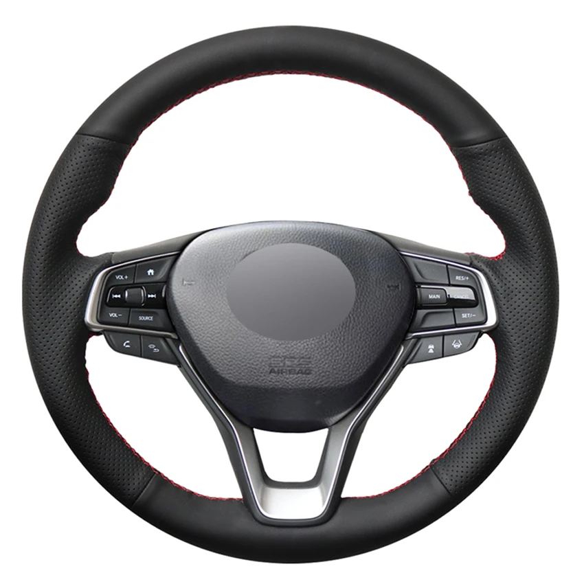Black PU Faux Leather DIY Hand-stitched Car Steering Wheel Cover for Honda Accord 10 2018 2019 Insight 2019
Black PU Faux Leather DIY Hand-stitched Car Steering Wheel Cover for Honda Accord 10 2018 2019 Insight 2019
